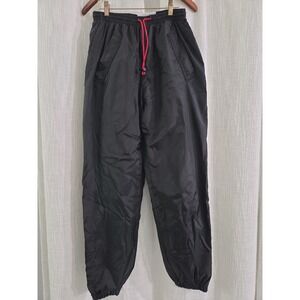 Vintage Marlboro Windbreaker Sweatpants Outdoor Lined Pants Black Size Men's S
